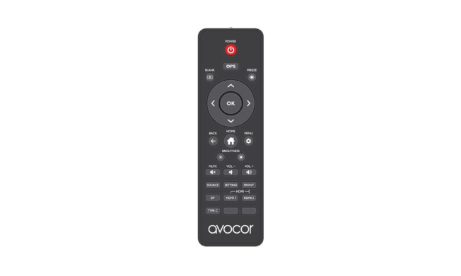 Avocor Remote for AVE-30-A and AVE-40 Series Displays