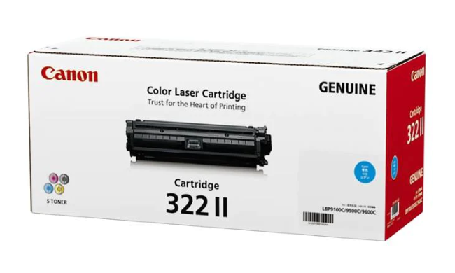 Canon Cart 322 Cyan