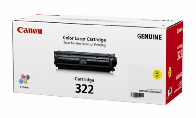Canon Cart 322 Yellow