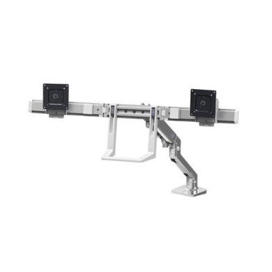 Ergotron HX Desk Dual Monitor Arm (Polished Aluminium)