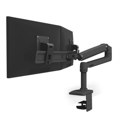 Ergotron LX Desk Dual Direct Arm (Matte Black)