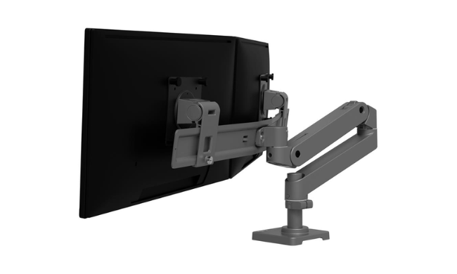 Ergotron LX Pro Desk Dual Direct Arm (Dark Grey)
