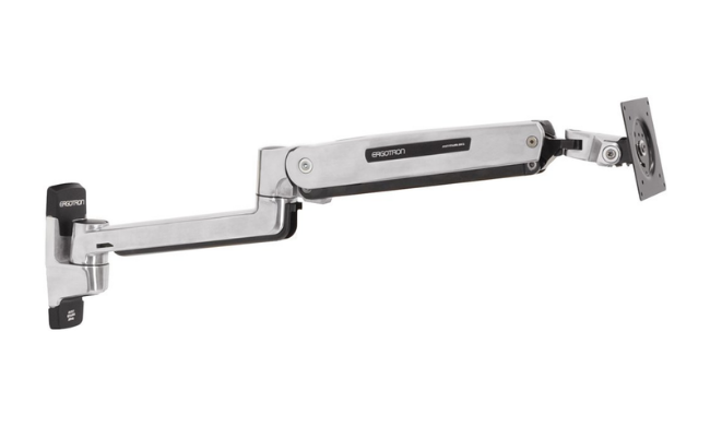 Ergotron LX Sit-Stand Wall Mount LCD Arm (Polished)