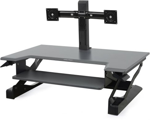 Ergotron WorkFit Dual Monitor Kit (Black)