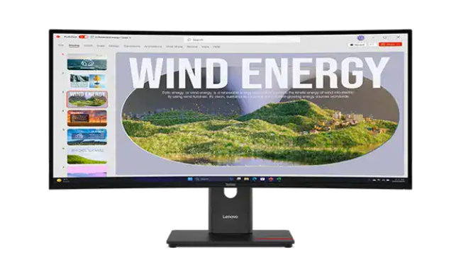 Lenovo ThinkVision T34WD-40 34-inch Monitor