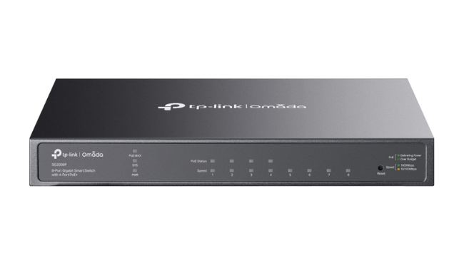 TP-Link Omada 8-Port Gigabit Smart Switch with 4-Port PoE+